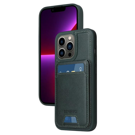 Pour iPhone 13 Pro Étui portefeuille magnétique détachable à rabat vertical BETOPNICE (vert)