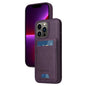 For iPhone 13 Pro BETOPNICE Vertical Flip Detachable MagSafe Wallet Phone Case(Purple)