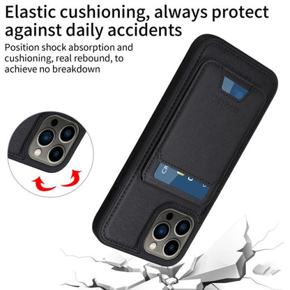 Pour iPhone 13 Pro Max Étui portefeuille BETOPNICE Vertical Flip Détachable MagSafe (Noir)