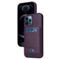 Pour iPhone 12 Pro Max BETOPNICE Étui portefeuille MagSafe amovible à rabat vertical (Violet)