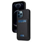 For iPhone 12 Pro Max BETOPNICE Vertical Flip Detachable MagSafe Wallet Phone Case(Black)
