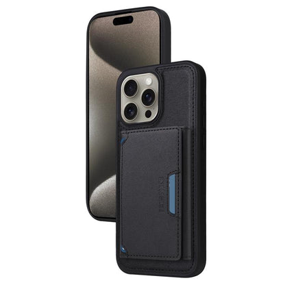 Pour iPhone 15 Pro Max BETOPNICE Étui portefeuille MagSafe détachable à rabat horizontal (Noir)