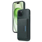 For iPhone 15 Plus BETOPNICE Horizontal Flip Detachable MagSafe Wallet Phone Case(Green)