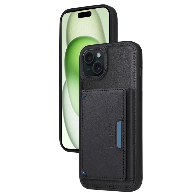 Pour iPhone 15 Plus Étui portefeuille MagSafe amovible à rabat horizontal BETOPNICE (noir)