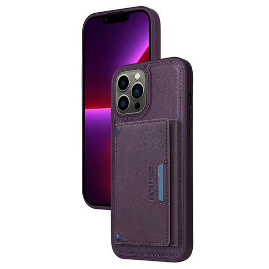 Pour iPhone 13 Pro Max BETOPNICE Étui portefeuille détachable MagSafe à rabat horizontal (Violet)