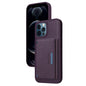 Pour iPhone 12 Pro Max Étui portefeuille détachable MagSafe à rabat horizontal BETOPNICE (Violet)