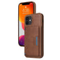 For iPhone 12 / 12 Pro BETOPNICE Horizontal Flip Detachable MagSafe Wallet Phone Case(Brown)