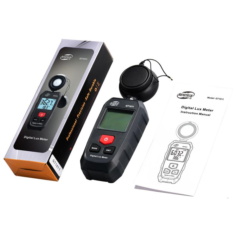 BENETECH GT1011 Digital Lux Meter Industrial Lighting Measuring