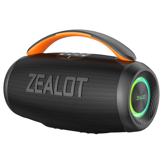 Zealot P11 50W Portable Outdoor RGB Bluetooth Speaker(Black)