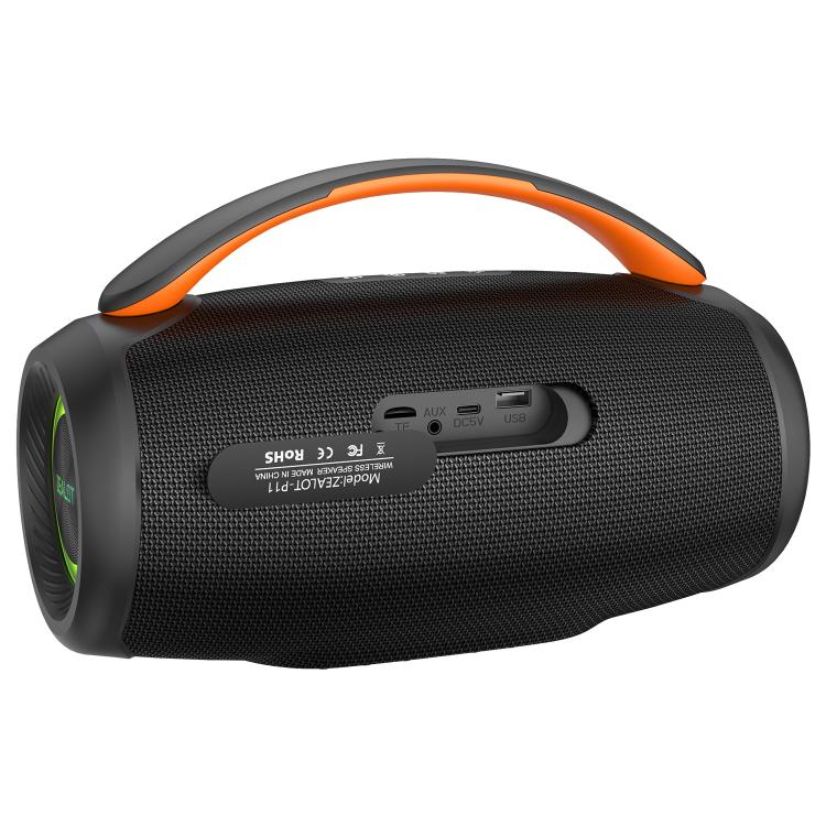 Zealot P11 50W Portable Outdoor RGB Bluetooth Speaker(Black)