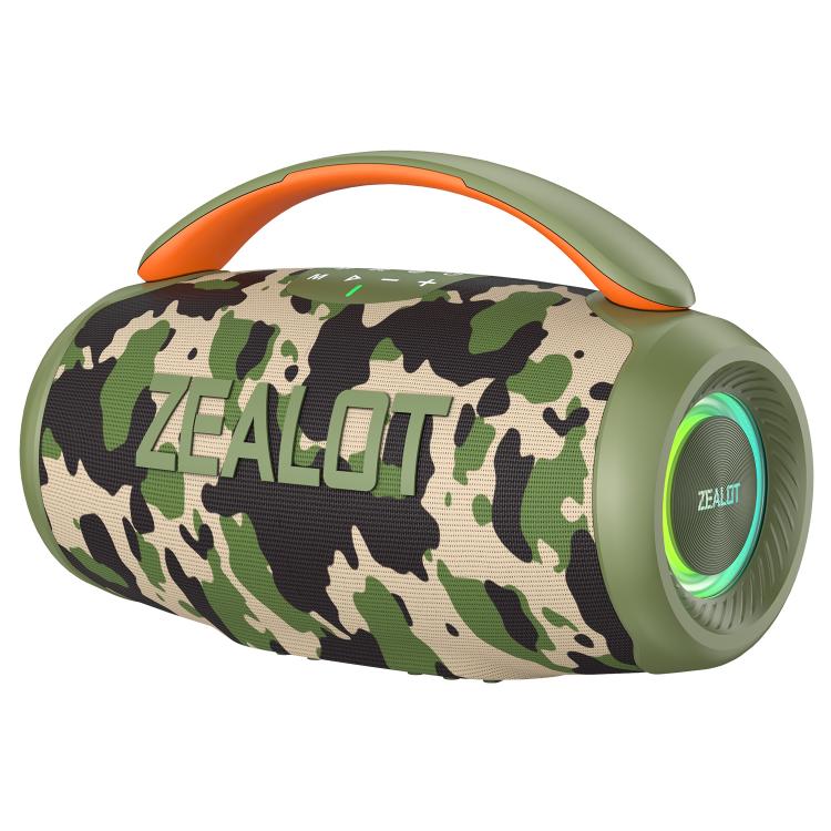 Zealot P11 50W Portable Outdoor RGB Bluetooth Speaker(Camouflage)