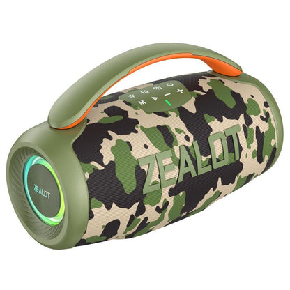 Zealot P11 50W Portable Outdoor RGB Bluetooth Speaker(Camouflage)