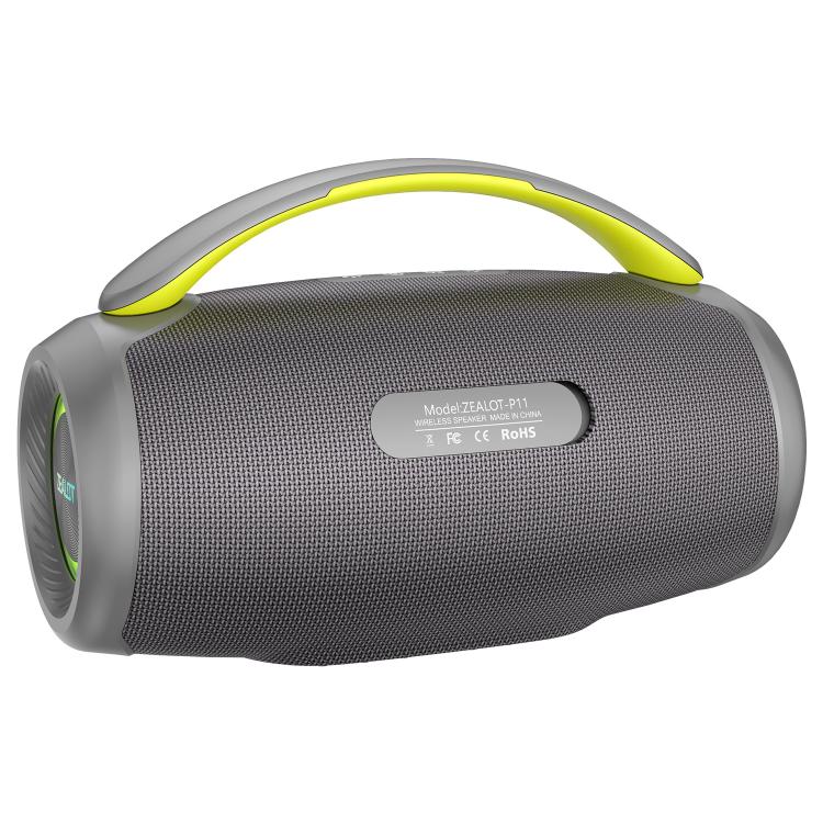 Zealot P11 50W Portable Outdoor RGB Bluetooth Speaker(Grey)
