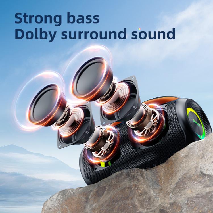 Zealot P11 50W Portable Outdoor RGB Bluetooth Speaker(Camouflage)