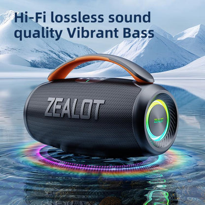 Zealot P11 50W Portable Outdoor RGB Bluetooth Speaker(Grey)