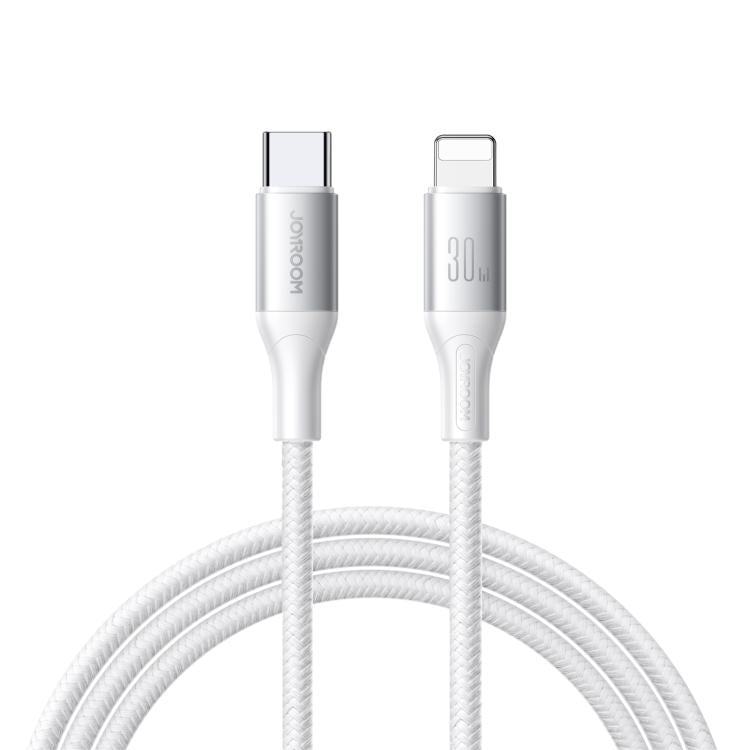 JOYROOM S-A28 Flash Series 480Mbps Fast Charging Data Cable, Type-C to 8 Pin Cable, Length: 1m(White)
