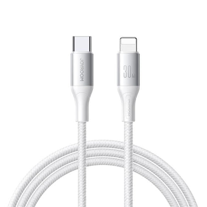 JOYROOM S-A28 Flash Series 480Mbps Fast Charging Data Cable, Type-C to 8 Pin Cable, Length: 1m(White)