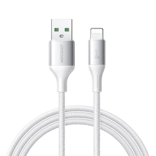 JOYROOM S-A28 Flash Series 60W 480Mbps Fast Charging Data Cable, USB to 8 Pin Cable, Length: 2m(White)