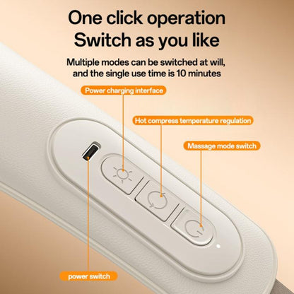 Yesido MG11 3 Modes Adjustable Width Neck and Shoulder Massager(White)