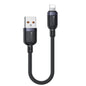 Yesido CA131L Câble de charge et de données USB vers 8 broches 12W 2.4A, longueur : 0.3m (noir)