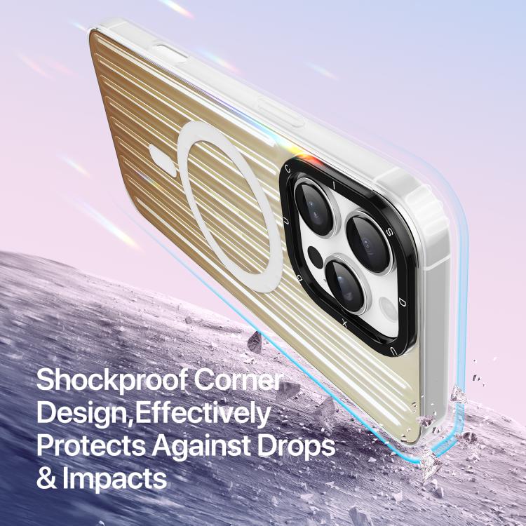 For iPhone 16 Pro Max DUX DUCIS ZEST Series Colorful Gradient MagSafe Magnetic Phone Case(Gradient Desert Gold)