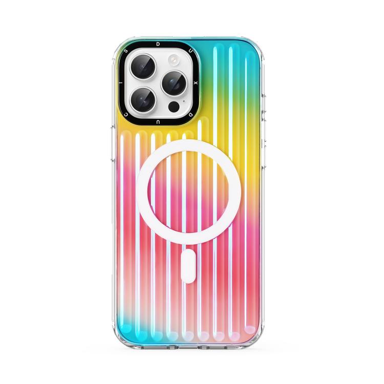 For iPhone 16 Pro DUX DUCIS ZEST Series Colorful Gradient MagSafe Magnetic Phone Case(Gradient Rainbow)