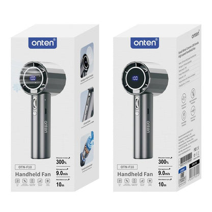Onten F10 100-speed High-speed Turbine Handheld Fan(Grey)