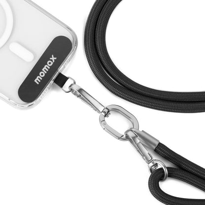 Cordon tressé pour téléphone filaire MOMAX SR39 (Noir)