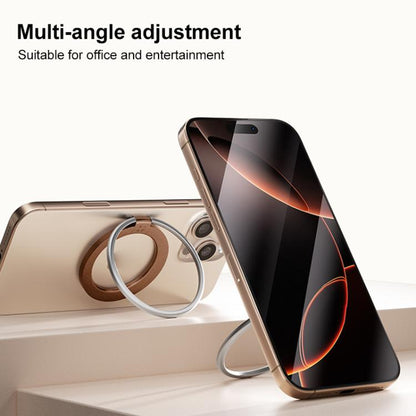 MOMAX HOOP Magnetic Ring Phone Holder(Black)