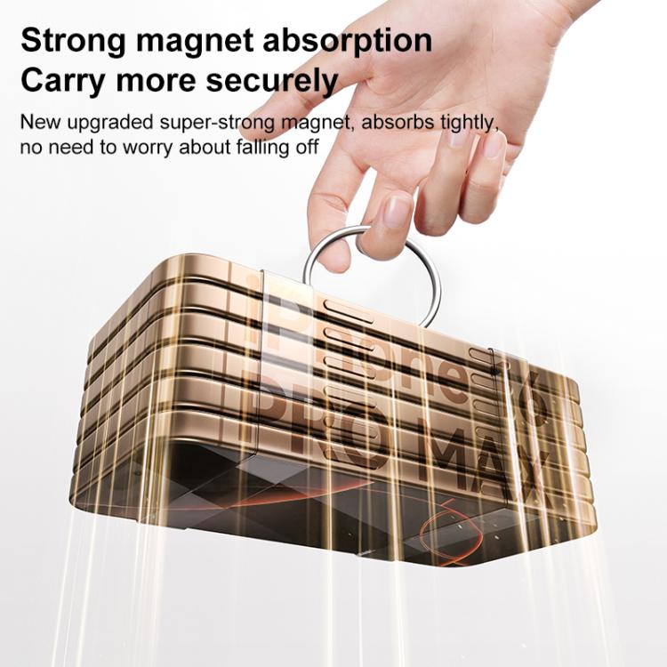 MOMAX HOOP Magnetic Ring Phone Holder(Black)