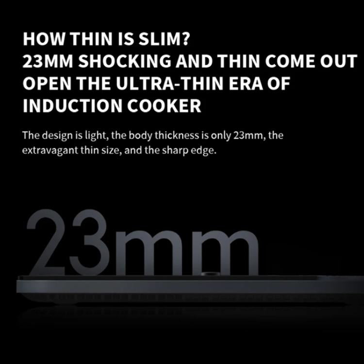 Original Xiaomi Mijia Smart Ultra-thin Induction Cooker 2100W Home Induction Cooker(US Plug)