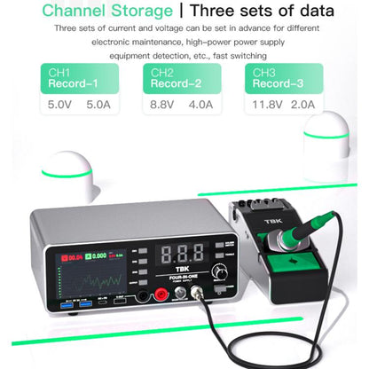 TBK-219 20V / 5A All-purpose Integrated Workstation Power Supply with C210 Soldering Iron, Plug:UK Plug