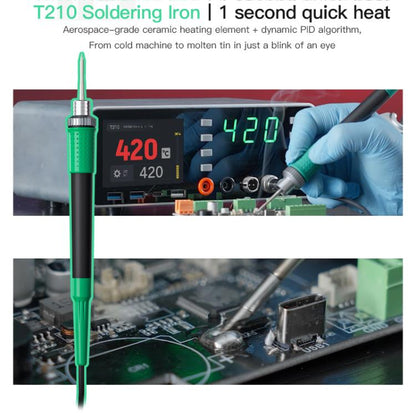 TBK-219 20V / 5A All-purpose Integrated Workstation Power Supply with C210 Soldering Iron, Plug:UK Plug