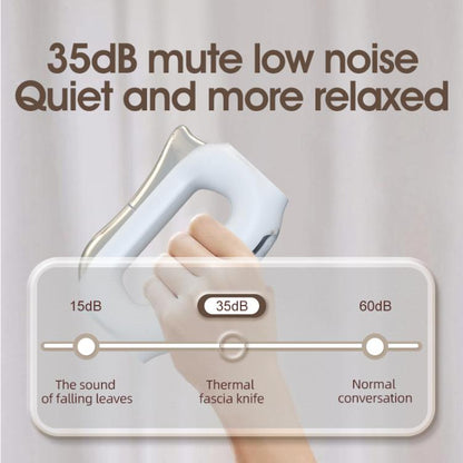 LSHOW Electric Heating EMS Meridian Dredge Fascia Knife(White)