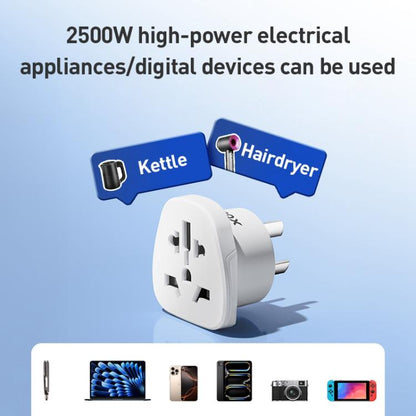 MOMAX UA13 2500W 1-World Global Adapter Socket(US Plug)