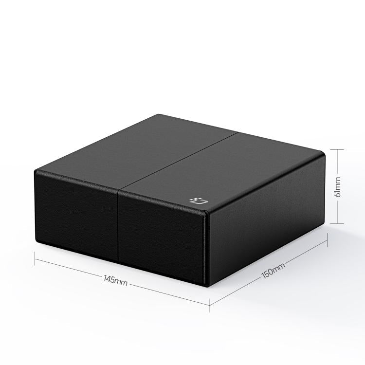 For Apple Mac Mini M4 / M4 Pro DUX DUCIS PU Leather Protective Storage Box(Black)