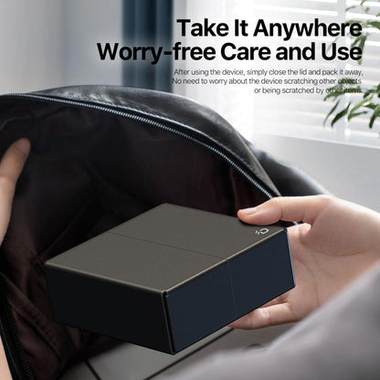 For Apple Mac Mini M4 / M4 Pro DUX DUCIS PU Leather Protective Storage Box(Black)