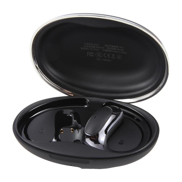 ZGA GS22 Pebble Open Wireless Bluetooth Earphone(Black)