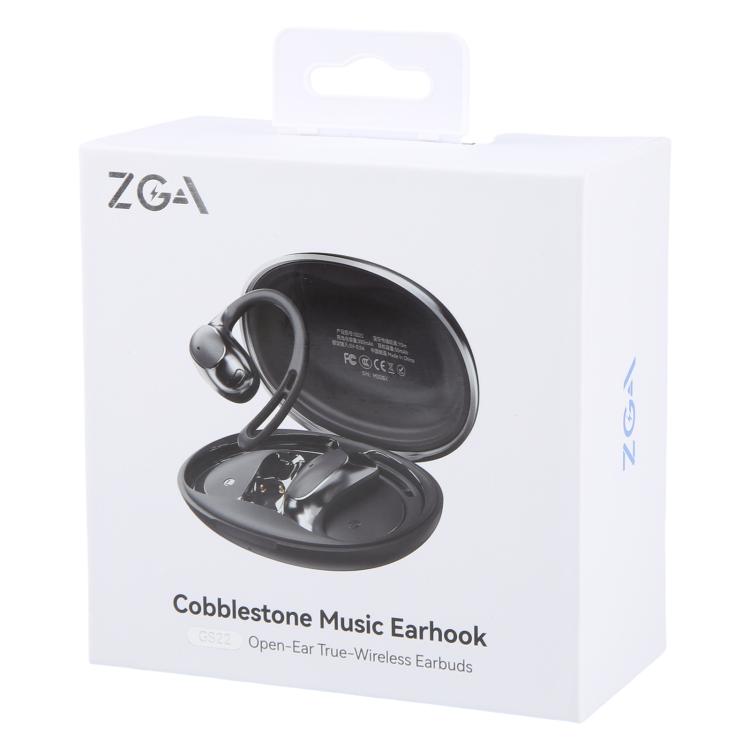 ZGA GS22 Pebble Open Wireless Bluetooth Earphone(Black)