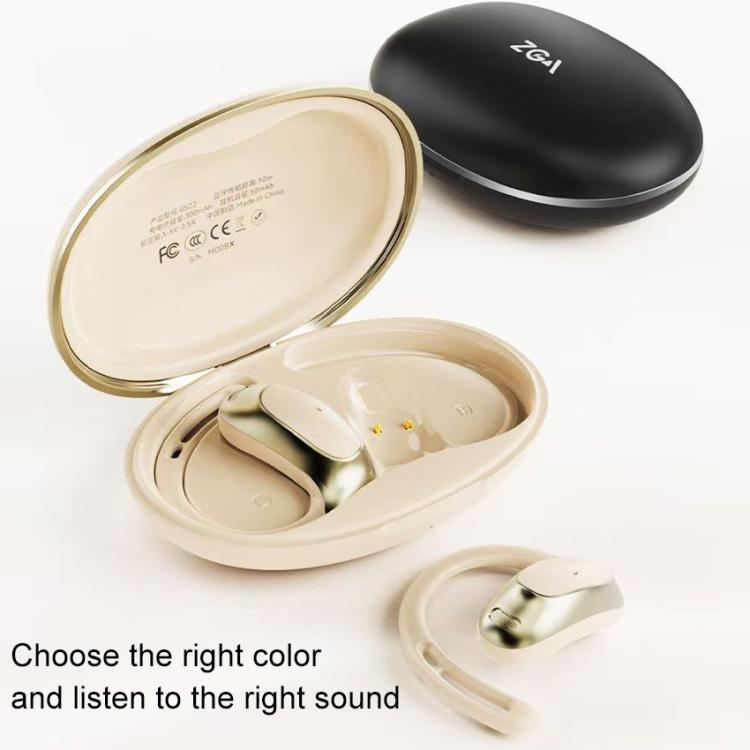 ZGA GS22 Pebble Open Wireless Bluetooth Earphone(Black)