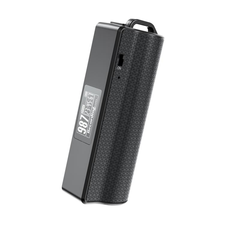 JNN Q70P OLED Display Magnetic Noise Reduction Voice Recording Pen Support APP Control, Memory:32GB(Black)