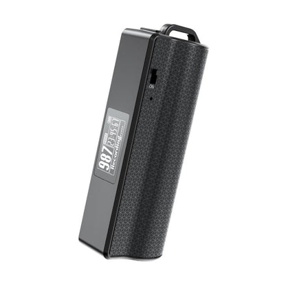 JNN Q70P OLED Display Magnetic Noise Reduction Voice Recording Pen Support APP Control, Memory:128GB(Black)