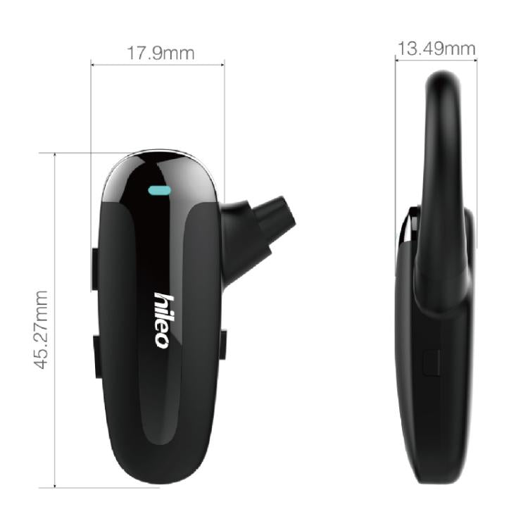 Hileo Hi70 Ear-Hook Sports Air Conduction Wireless Earphone(Dark Red)