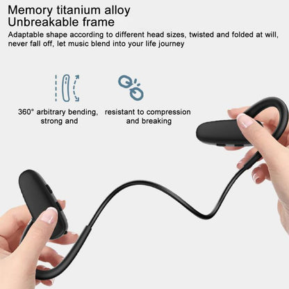 Hileo Hi70 Ear-Hook Sports Air Conduction Wireless Earphone(Dark Red)