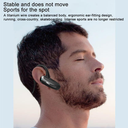 Hileo Hi70 Ear-Hook Sports Air Conduction Wireless Earphone(Dark Red)