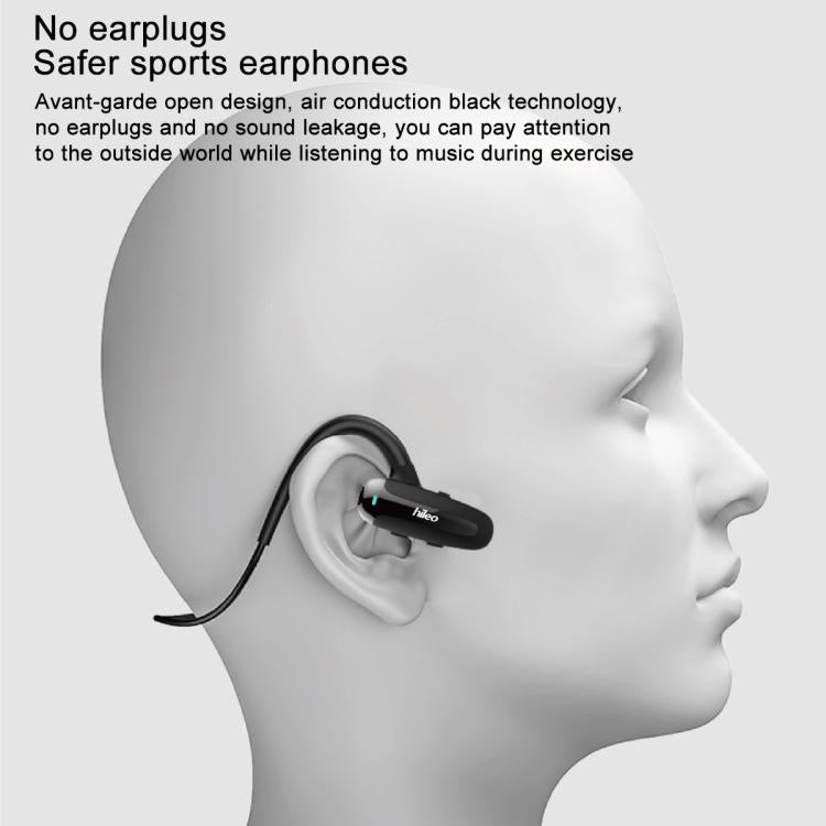 Hileo Hi70 Ear-Hook Sports Air Conduction Wireless Earphone(Dark Red)