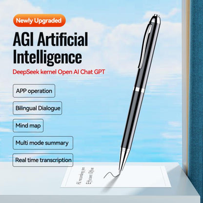JNN Q90A Smart AI Voice Recording Pen Support APP Control, Memory:64GB(Black)