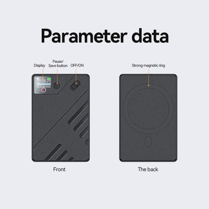 JNN A5 OLED Display Smart AI Magnetic Recorder Support APP Control, Memory:32GB(Black)