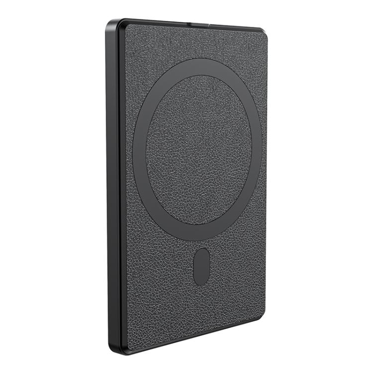 JNN A5 OLED Display Smart AI Magnetic Recorder Support APP Control, Memory:128GB(Black)