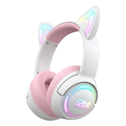 ONIKUMA GT838 2.4G Head-mounted Wireless Bluetooth Headphone(Pink)